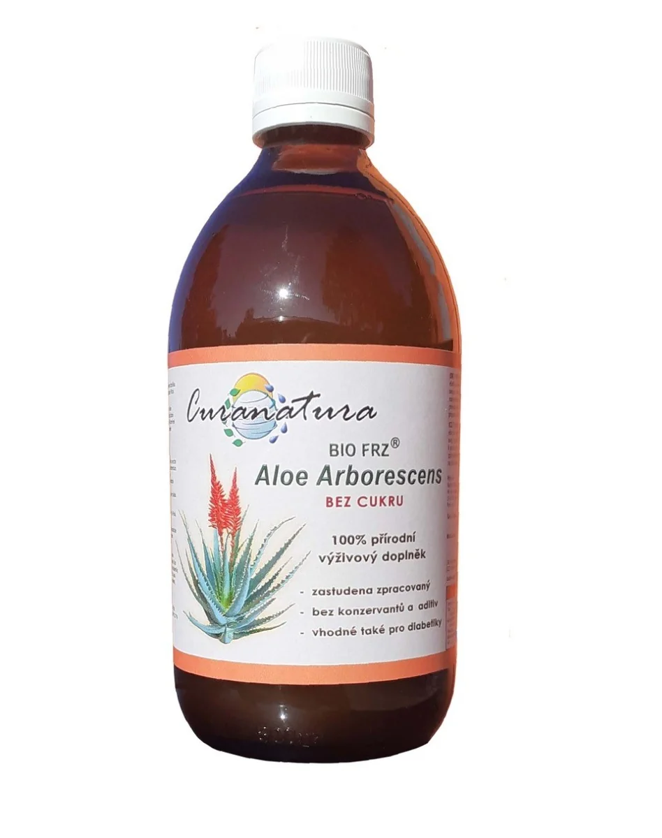 Curanatura BIO FRZ® ALOE ARBORESCENS bez cukru 520 g