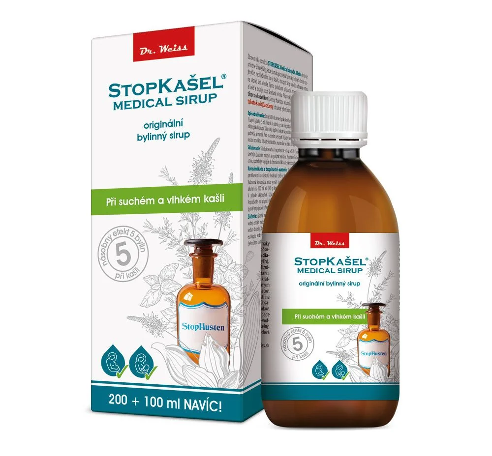 Dr. Weiss STOPKAŠEL Medical sirup 200+100 ml