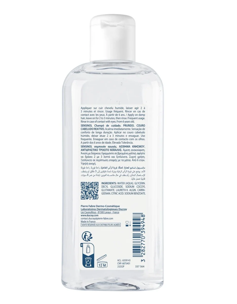 Ducray Sensinol Pečující šampon 200 ml