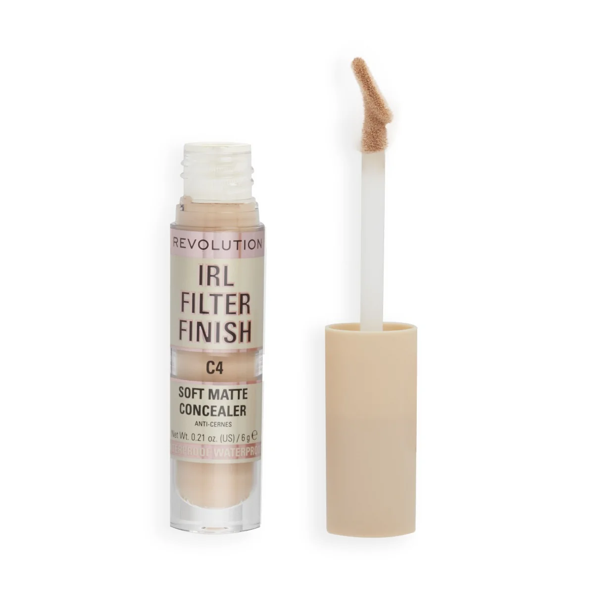 Makeup Revolution IRL Filter Finish Concealer C4 korektor 6 g