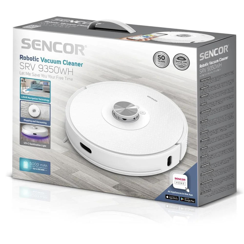 SENCOR SRV 9350WH robotický vysavač