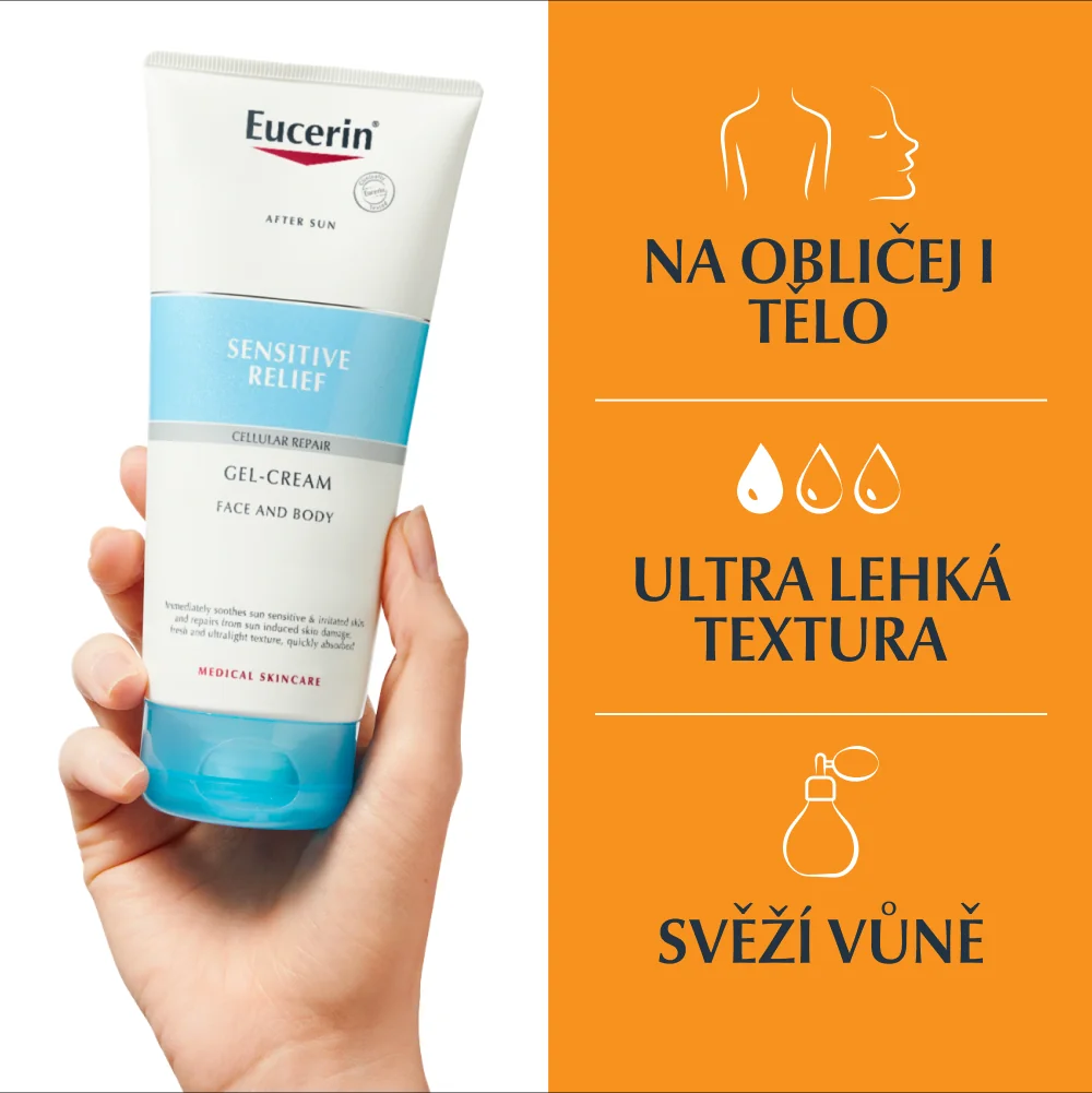 Eucerin SUN Regenerační gelový krém po opalování 200 ml