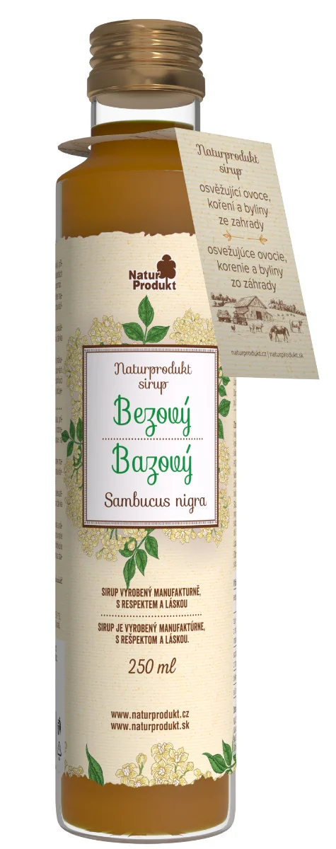 Naturprodukt sirup Bezový 250 ml