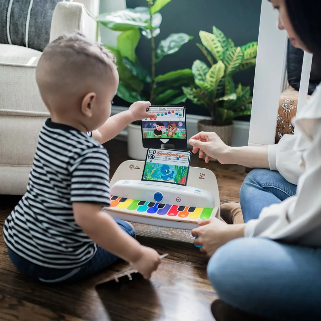 Baby Einstein Hračka hudební piano Together in Tune Piano Connected Magic Touch HAPE 12m+ 