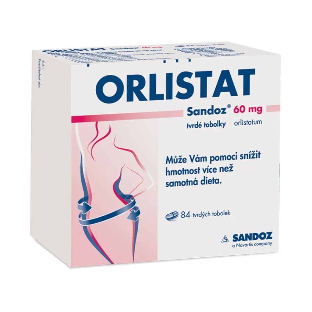 Orlistat Sandoz 60 mg 84 tobolek