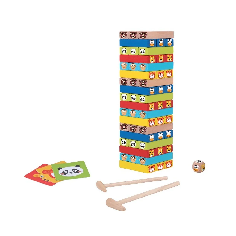 2Kids Toys Jenga se zvířátky 81 ks