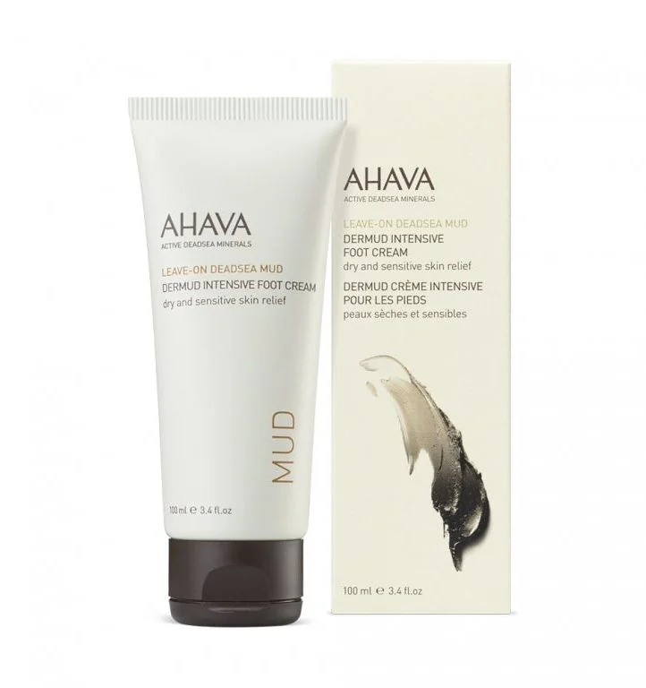 Ahava Leave-On Dead Sea Mud intenzivní krém na nohy pro suchou pokožku 100 ml