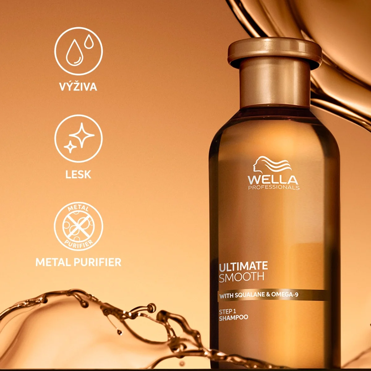 Wella Professionals Ultimate Smooth vyživující šampon 250 ml