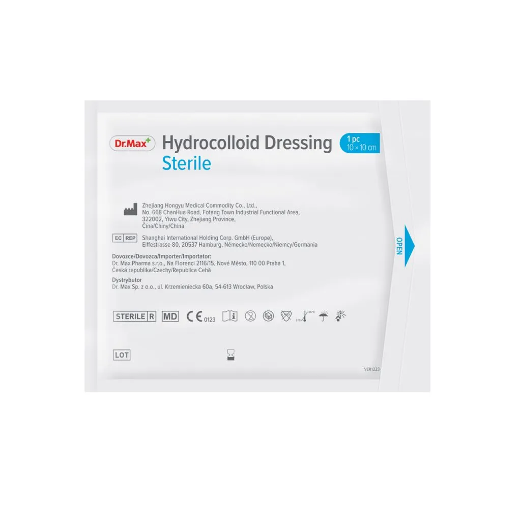 Dr. Max Hydrocolloid Dressings Sterile 10x10 cm 2 ks