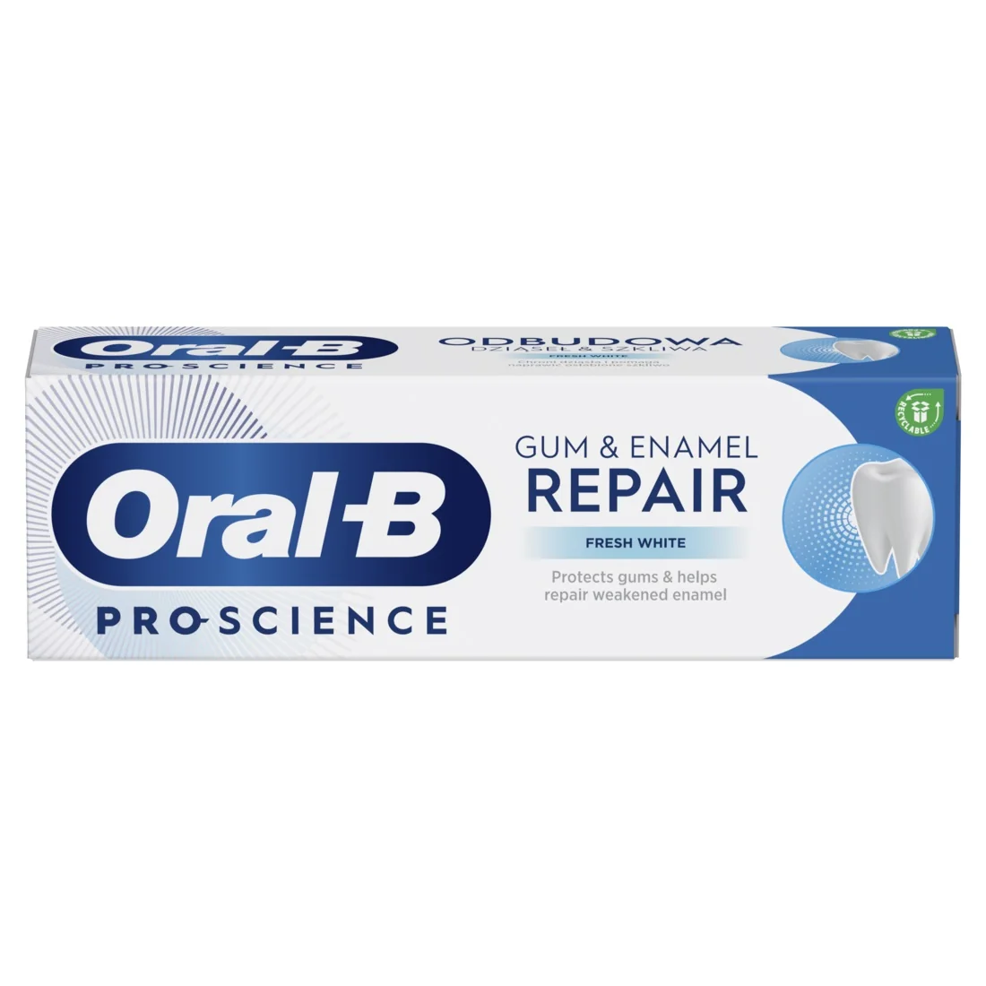 Oral-B Gum&Enamel Repair Fresh White zubní pasta 75 ml