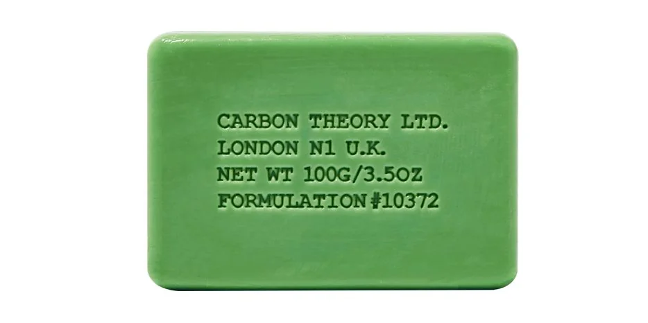 Carbon Theory Superfood Cleansing Bar čisticí mýdlo 100 g green