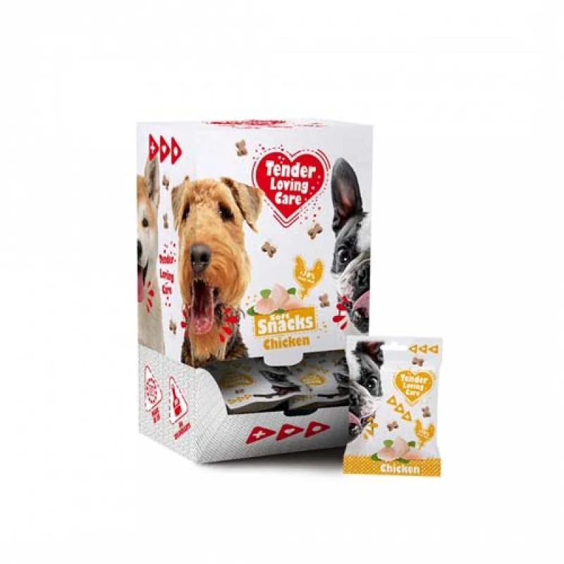 Duvo+ Tender Loving Care Měkká pochoutka pro psy s kuřecím masem 100g 