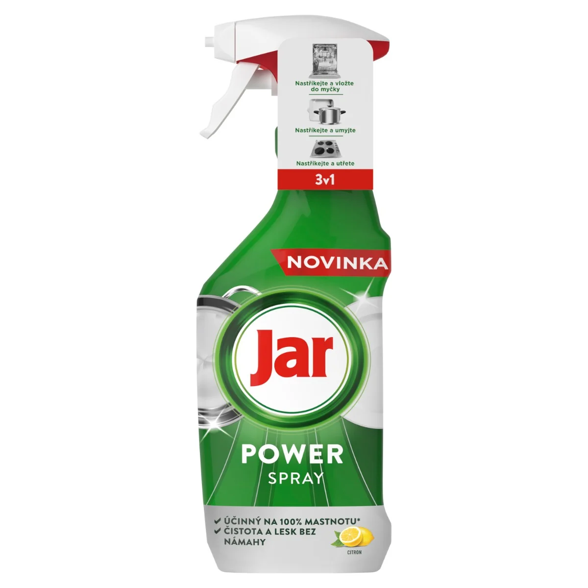 Jar Power Spray do myčky 3v1 2x500 ml