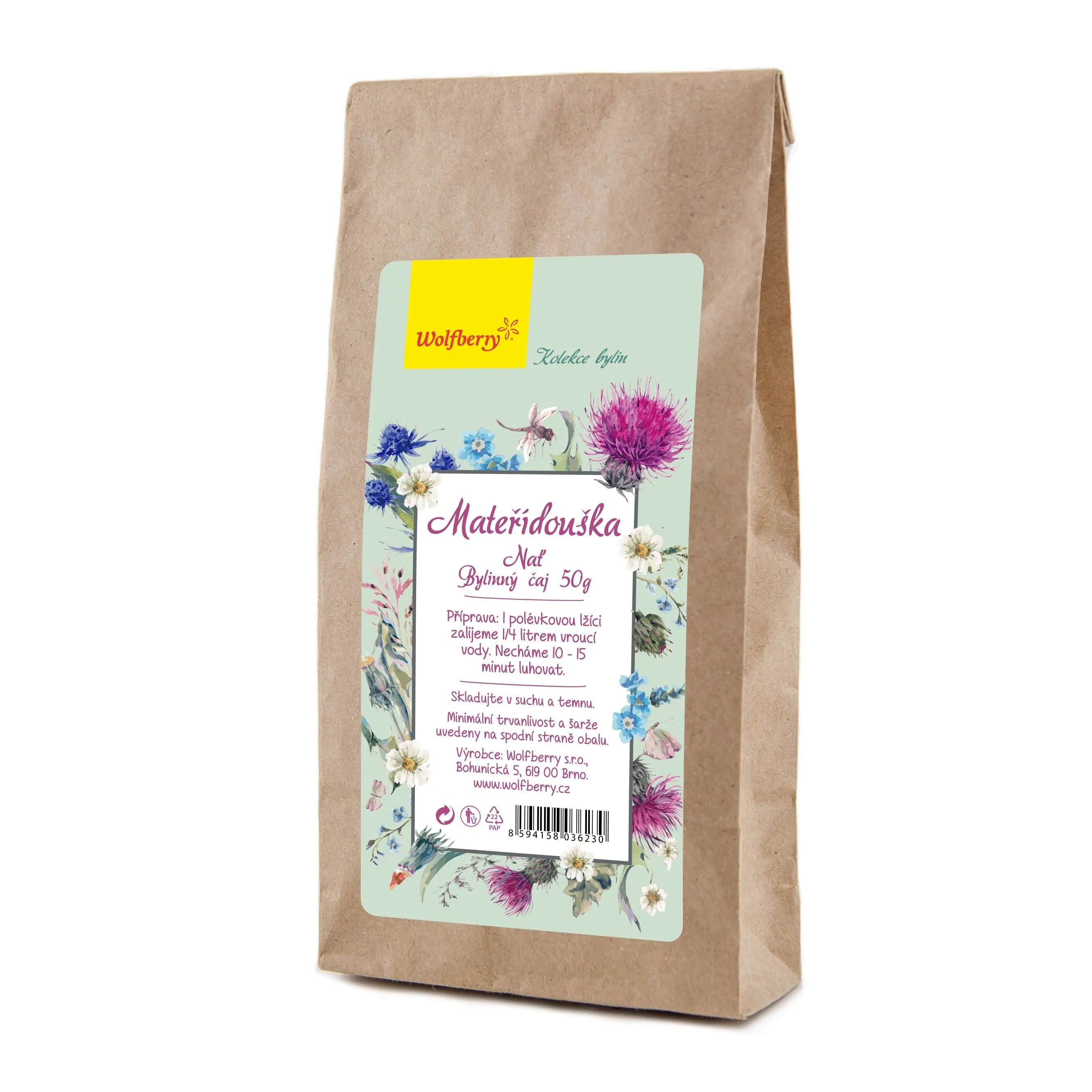 Wolfberry Mateřídouška nať bylinný čaj sypaný 50 g