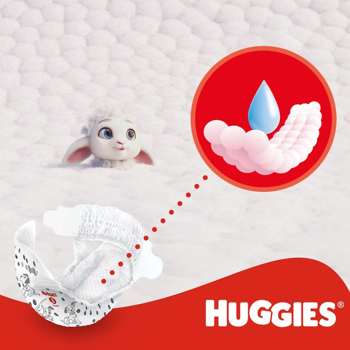 Huggies Little Movers 4 7-18 kg jednorázové plenky 50 ks