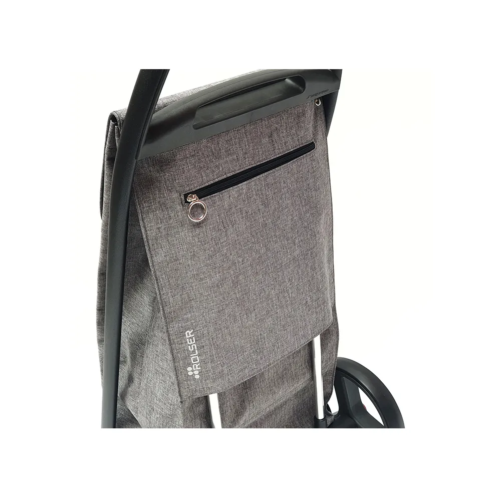 Rolser Com Tweed Polar Black Tube 53 l taška na kolečkách černá