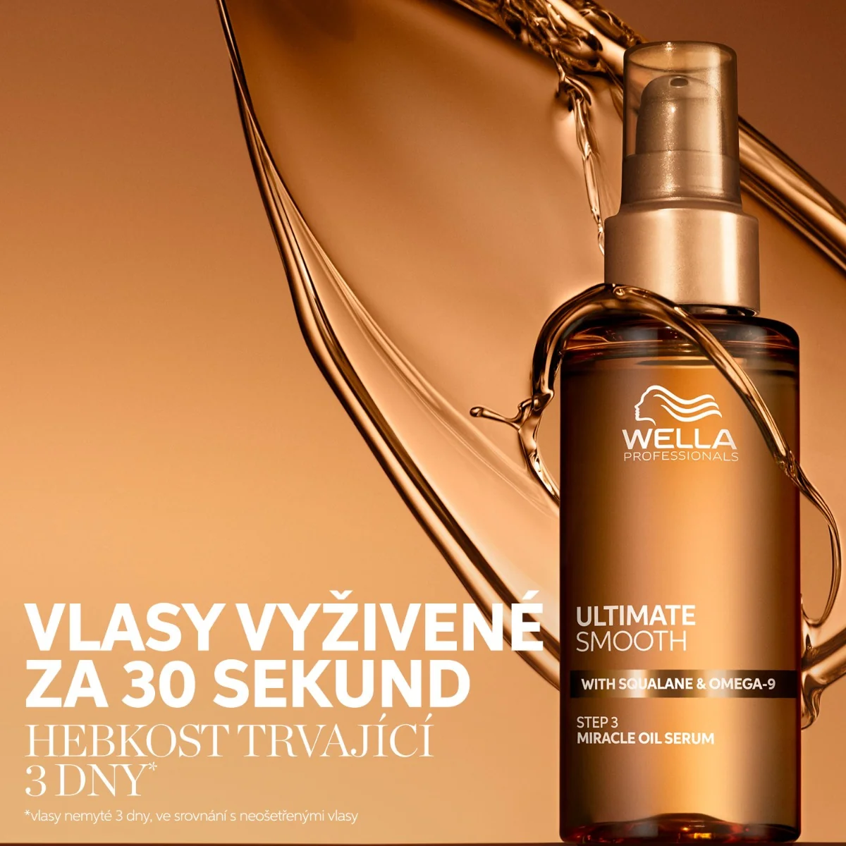 Wella Professionals Ultimate Smooth bezoplachové olejové sérum 100 ml