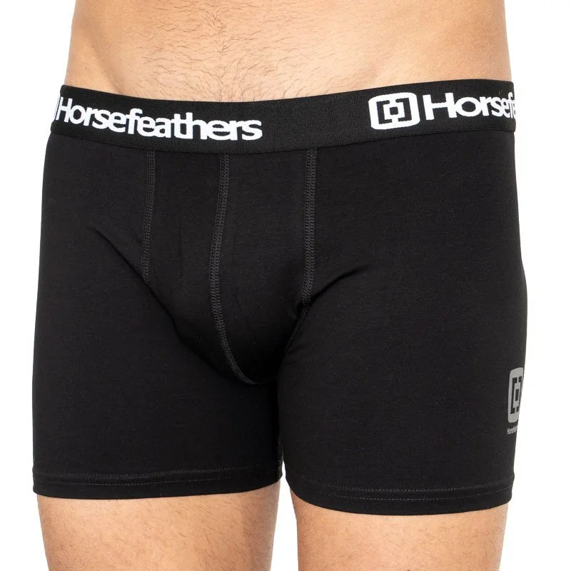 Horsefeathers 3PACK pánské boxerky černé (AM067A) L 