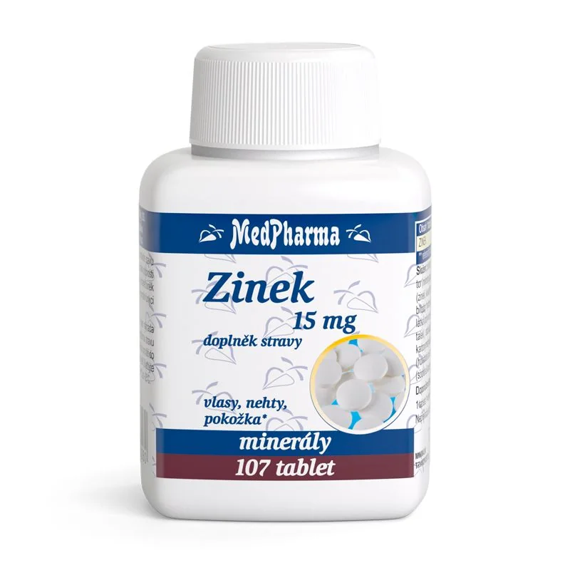 MedPharma Zinek 15 mg 107 tablet