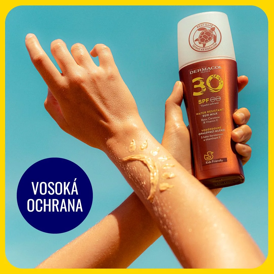 Dermacol SUN Mléko na opalování SPF30 rozprašovač 200 ml