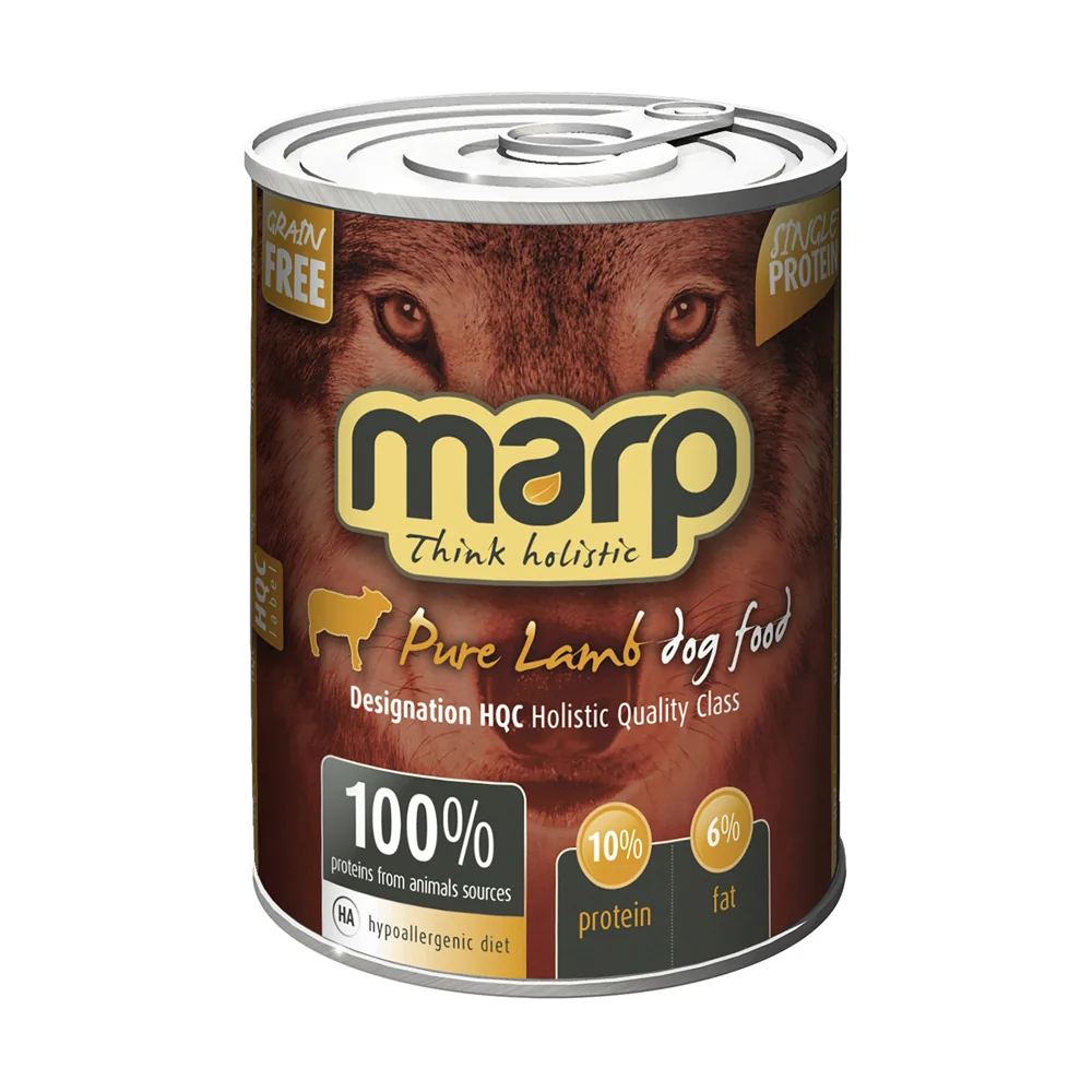 Marp Holistic Lamb Konzerva s jehněčím krmivo pro psy 400 g