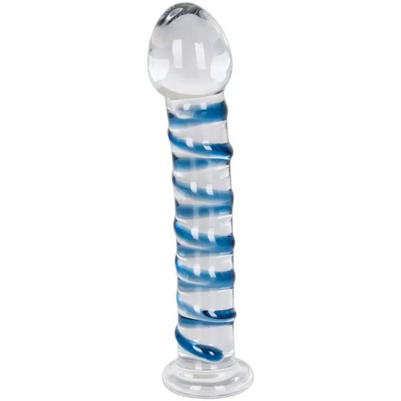 Arts Clair Skleněné dildo Bleu 17 cm