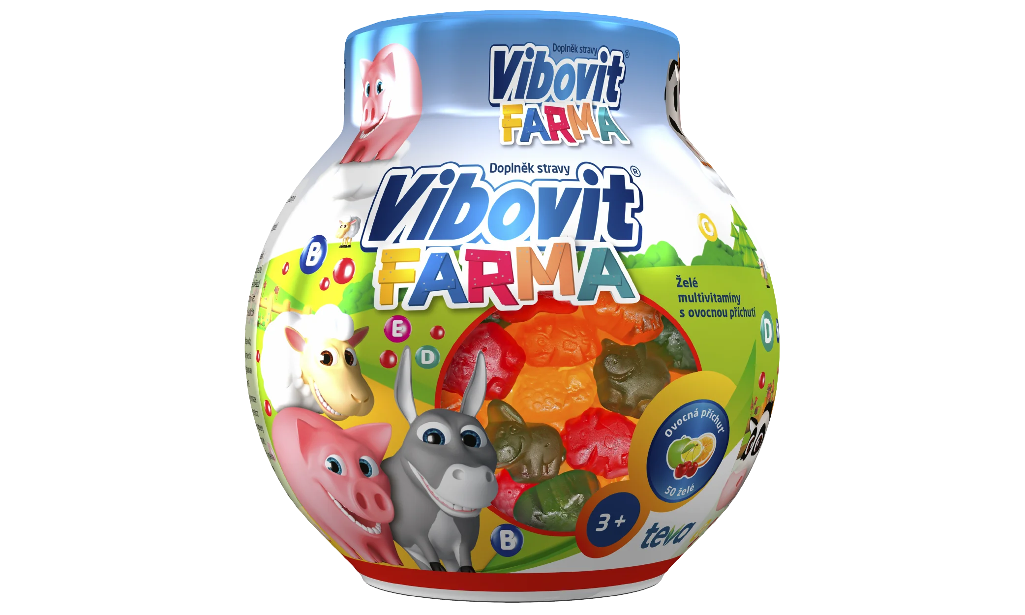 Vibovit FARMA želé multivitamíny 50 ks