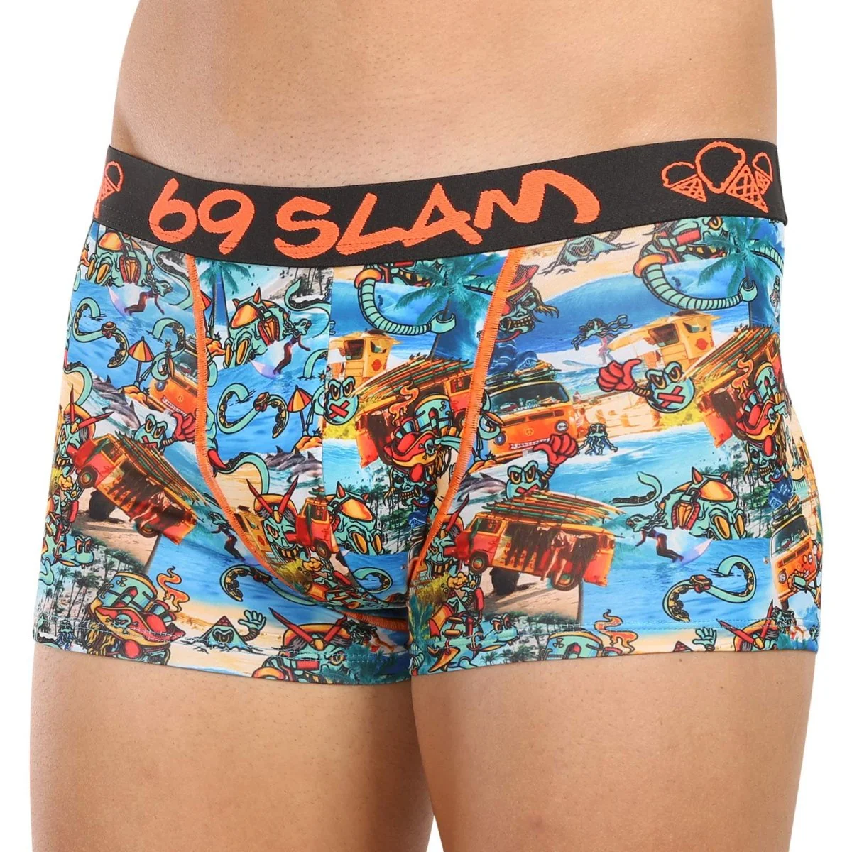 69SLAM Pánské boxerky hip beach bugger mason (MSYBHG-PO) XL 