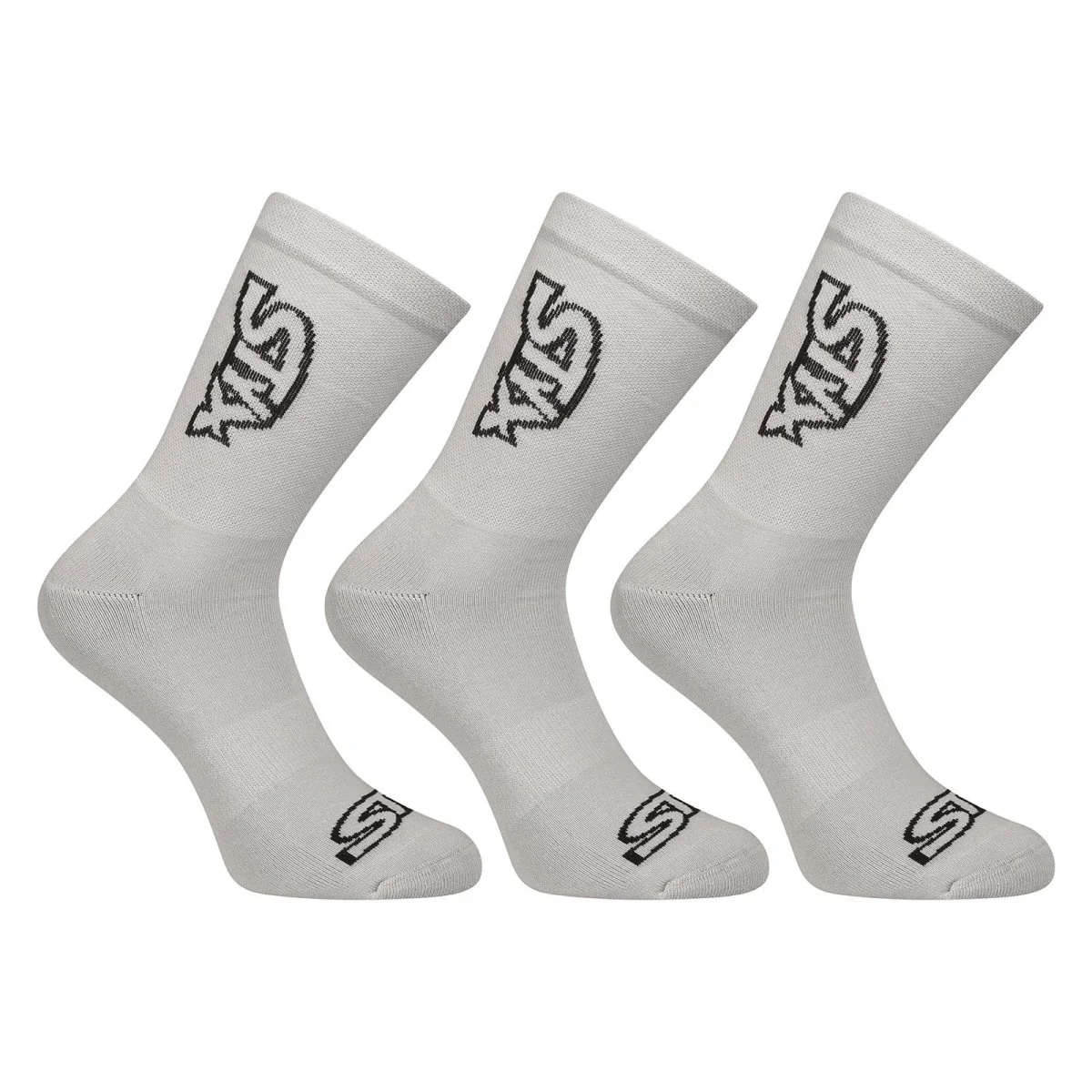 Styx 3PACK ponožky vysoké šedé (3HV1062) XL 