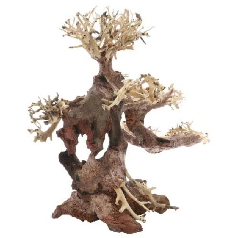 Dupla Bonsai M -Přírodní dřevěná dekorace do sladkovodního akvária 30x15x23 cm 