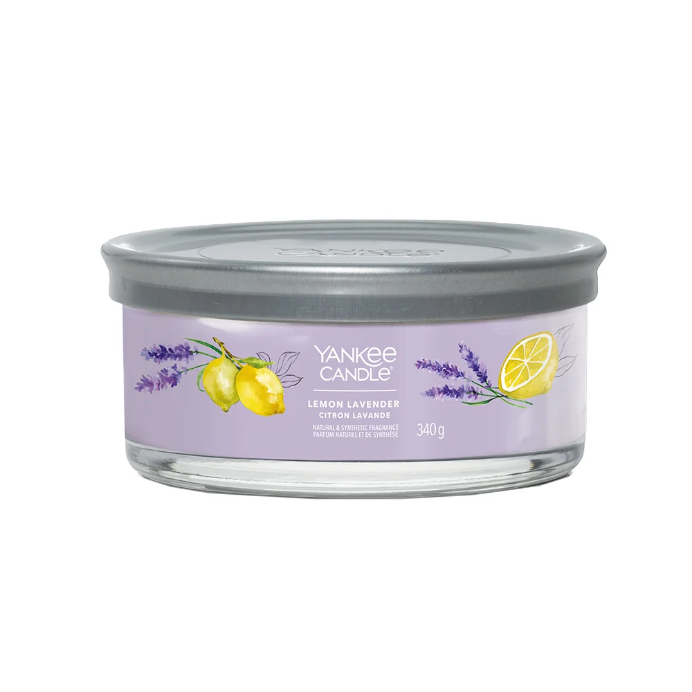 Yankee Candle Vonná svíčka Lemon Lavender 5 knotů 340 g