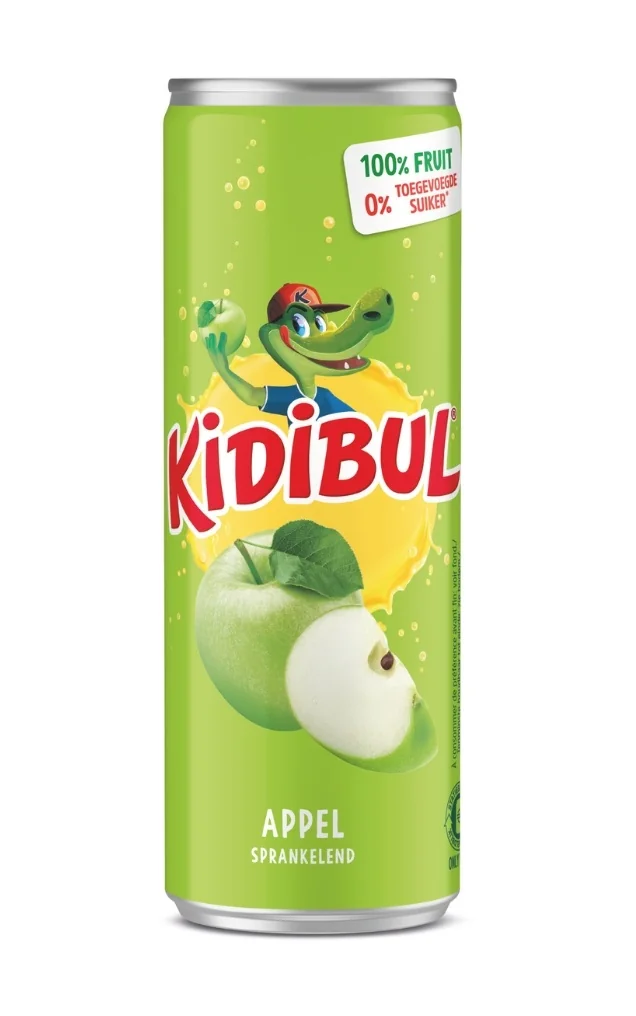 Kidibul Dětský šumivý nápoj 100% Jablko 250 ml