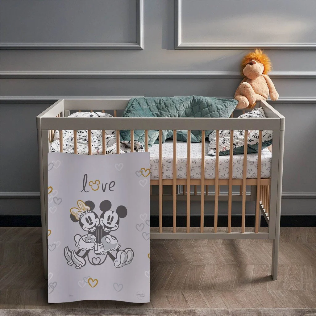 Ceba Podložka přebalovací měkká COSY (50x70) Disney Minnie & Mickey Grey 