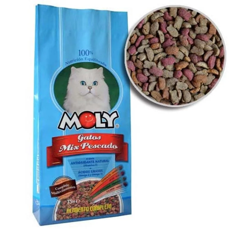 Moly CAT FISH 20kg rybí krmivo pro kočky