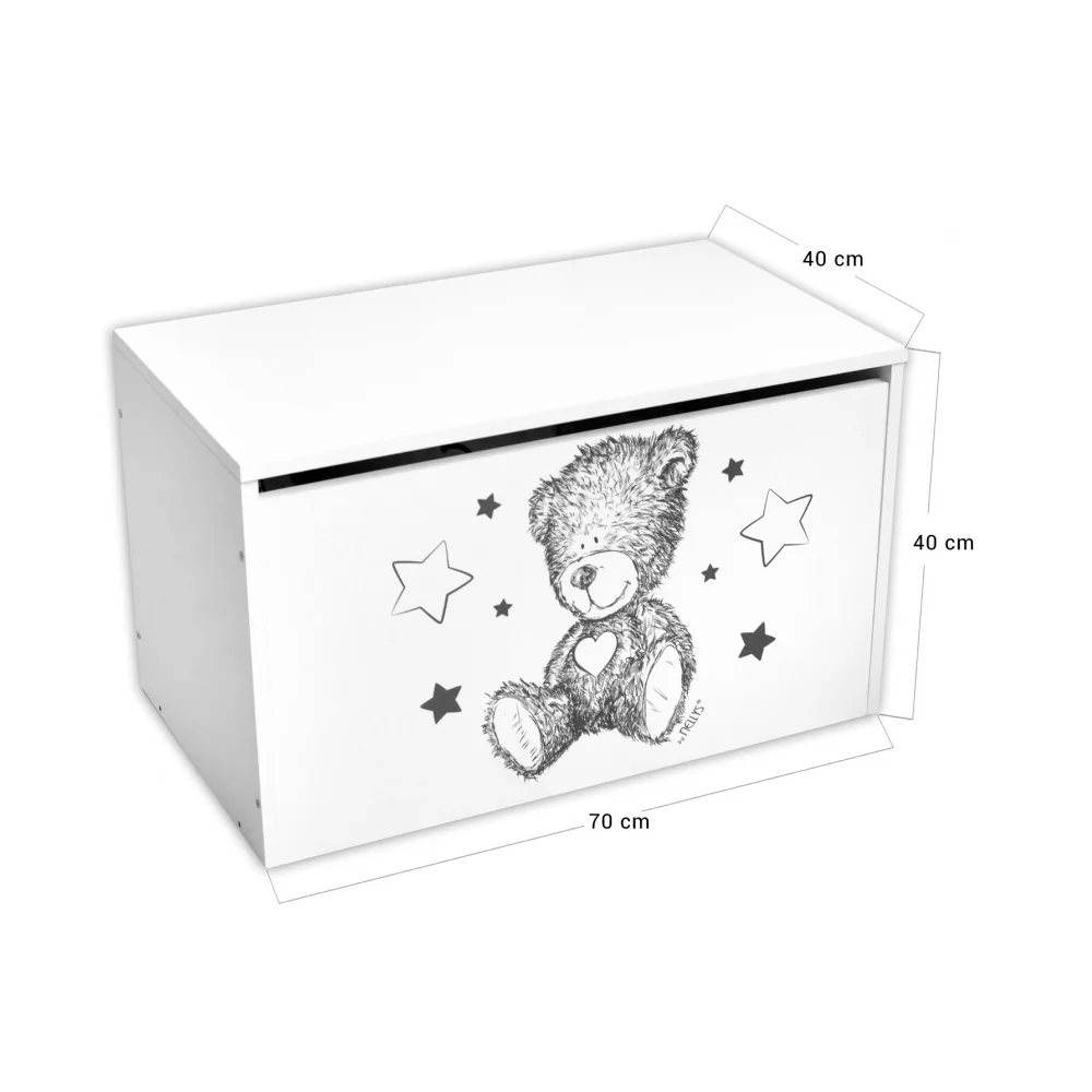 NELLYS Box na hračky - Teddy Star 