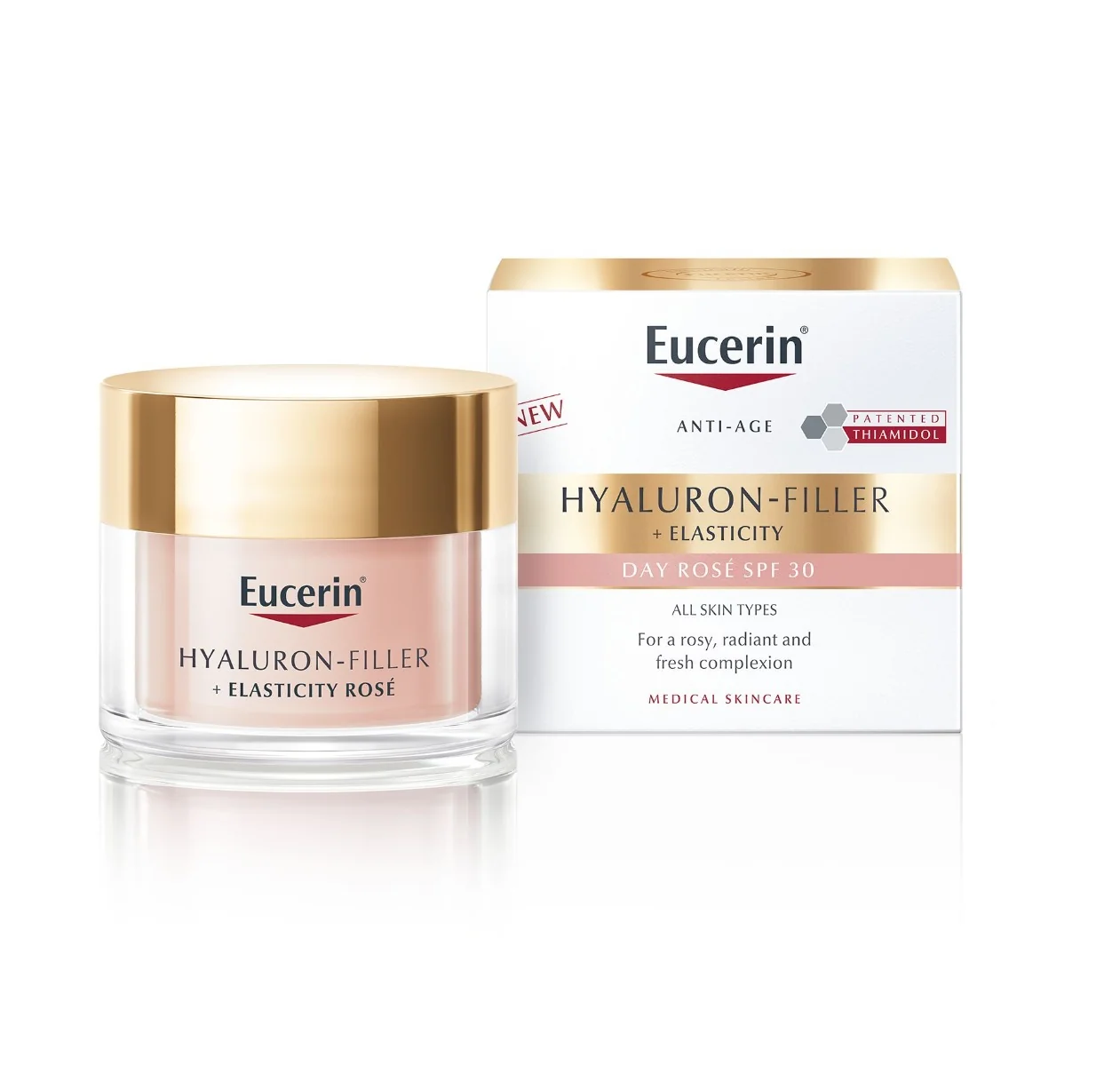 Eucerin Hyaluron-Filler + Elasticity Rosé SPF30 denní krém 50 ml