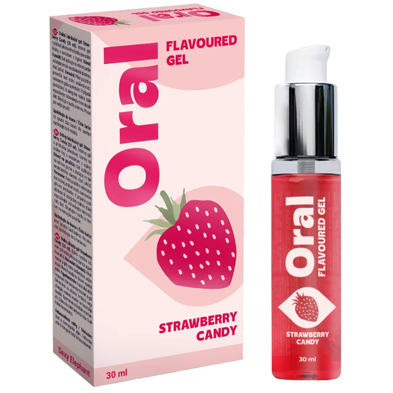 Sexy Elephant Orální lubrikační gel Strawberry Candy (30 ml)