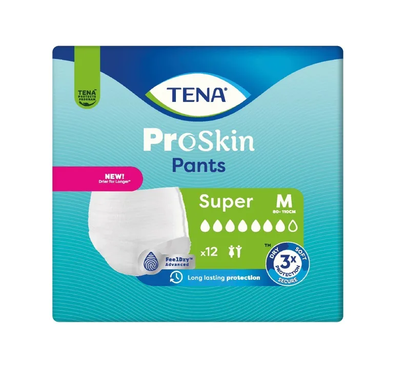 Tena Pants ProSkin Super M inkontinenční kalhotky 12 ks