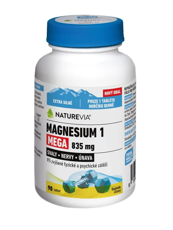 NatureVia Magnesium 1 Mega 835 mg 90 tablet