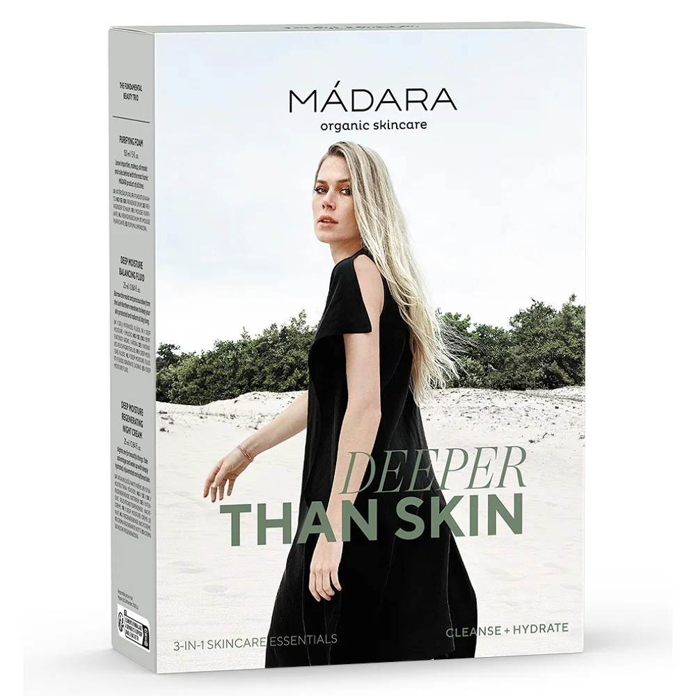 MÁDARA Deeper Than Skin základní trio beauty sada