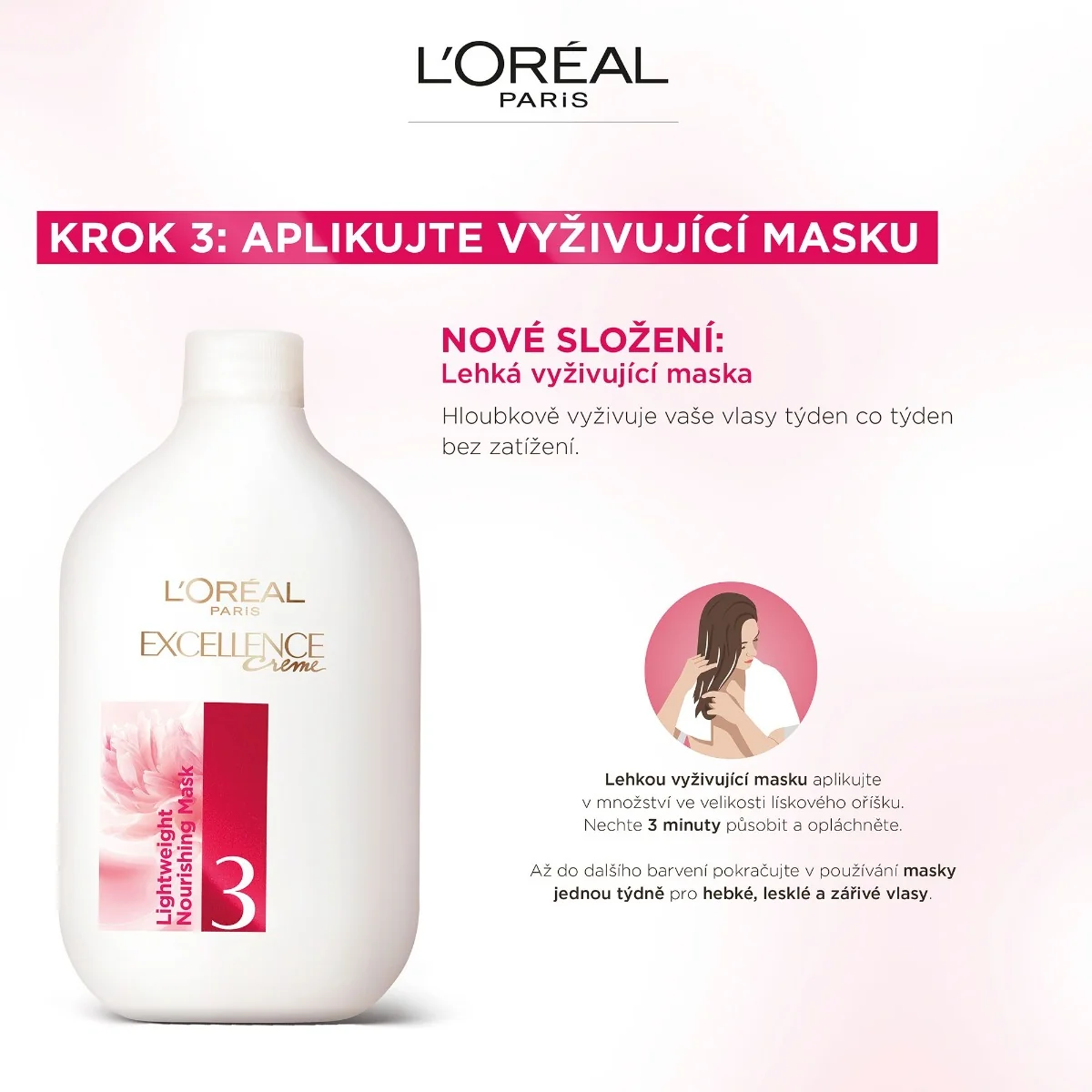 Loréal Paris Excellence Creme odstín 7 blond barva na vlasy