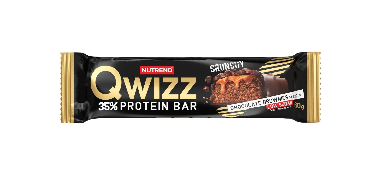 Nutrend Qwizz Protein Bar čokoládové brownies 60 g