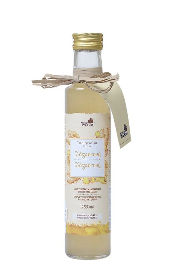 Naturprodukt sirup Zázvorový 250 ml