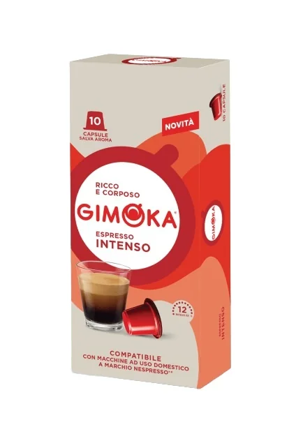 Gimoka Intenso 50% Arabica 50% Robusta kávové kapsle 10 ks