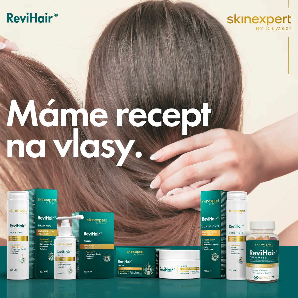 skinexpert BY DR.MAX ReviHair kondicionér 200 ml