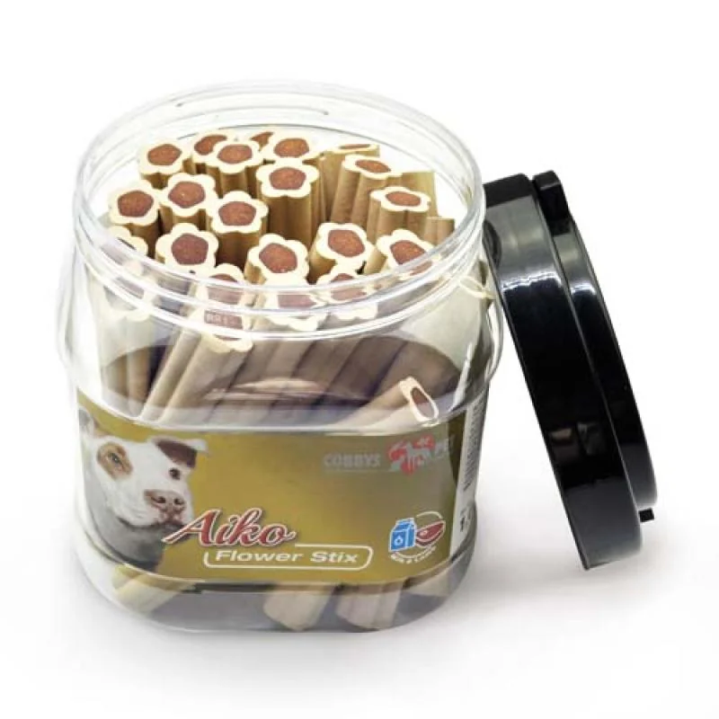 Cobbyspet AIKO Flower Stix 12cm Mléko+Jehně 1ks 