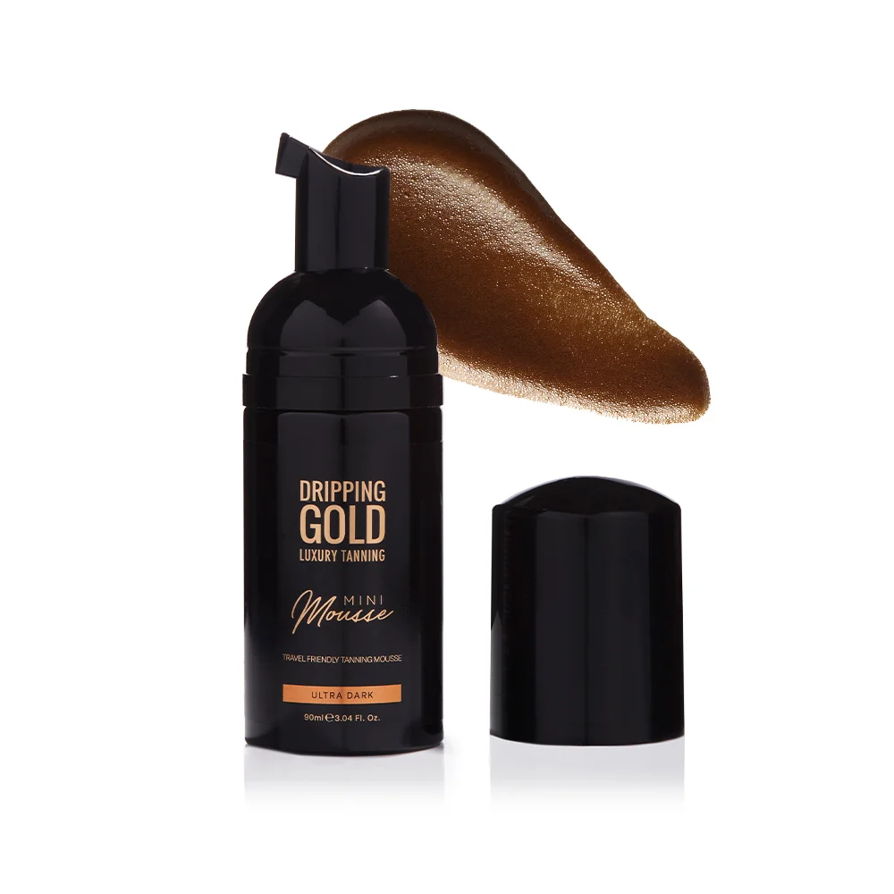 SOSU Dripping Gold Mini Mousse Cestovní samoopalovací pěna ultra dark 90 ml