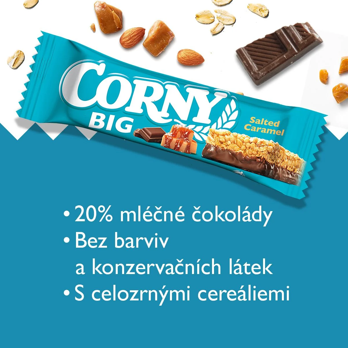 Corny BIG slaný karamel müsli tyčinka 50 g