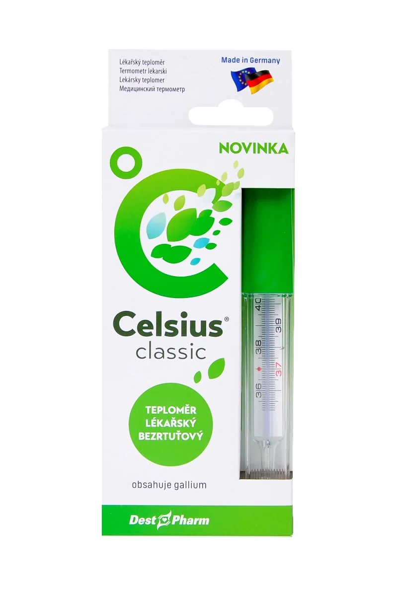 CELSIUS Teploměr lékařský bezrtuťový 1 ks