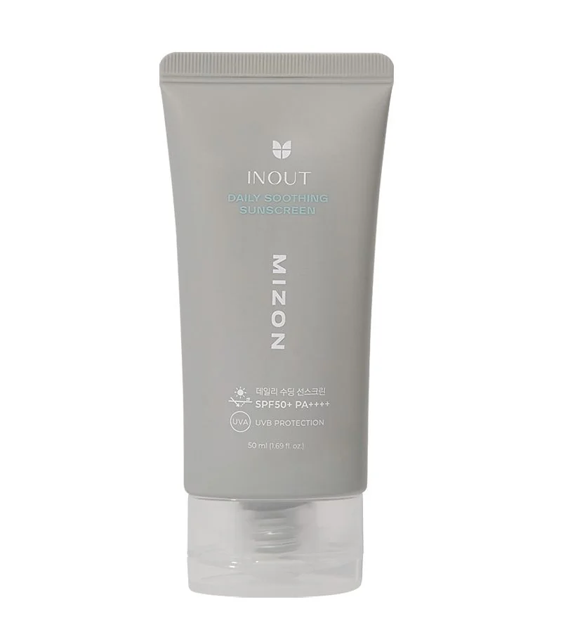 Mizon Inout Daily Soothing Sunscreen SPF50 opalovací krém na obličej 50 ml